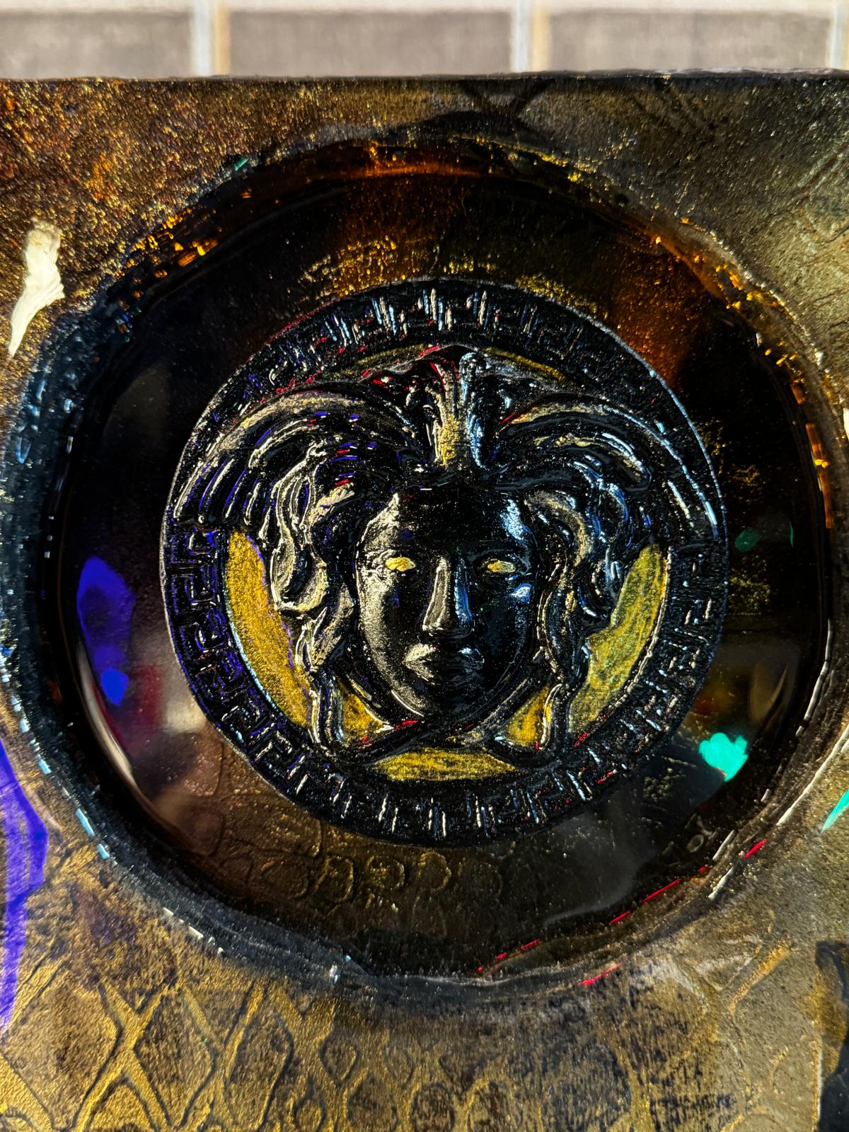 Timeless - Epoxy & Mixed-Media LED Art on Pinewood